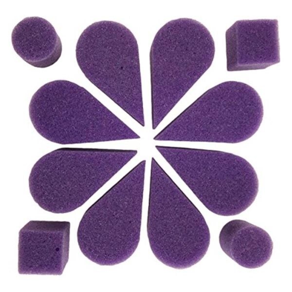 Beneficencia Petal Sponge, Purple, 8PK BE3167697 - main